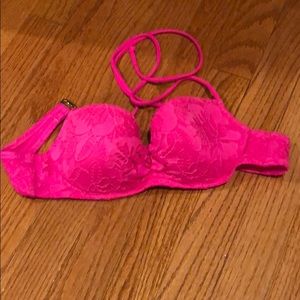 hot pink bikini top